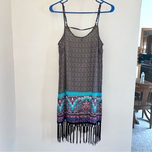 Rue21 Fringe Western Shift Dress